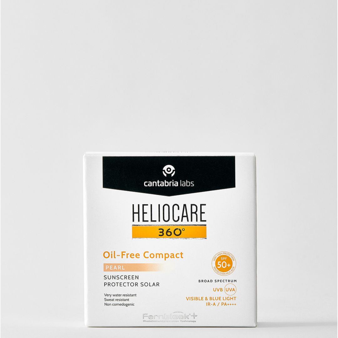 Heliocare Oil-Free Compact Pearl SPF 50+ - www.Hudonline.no 