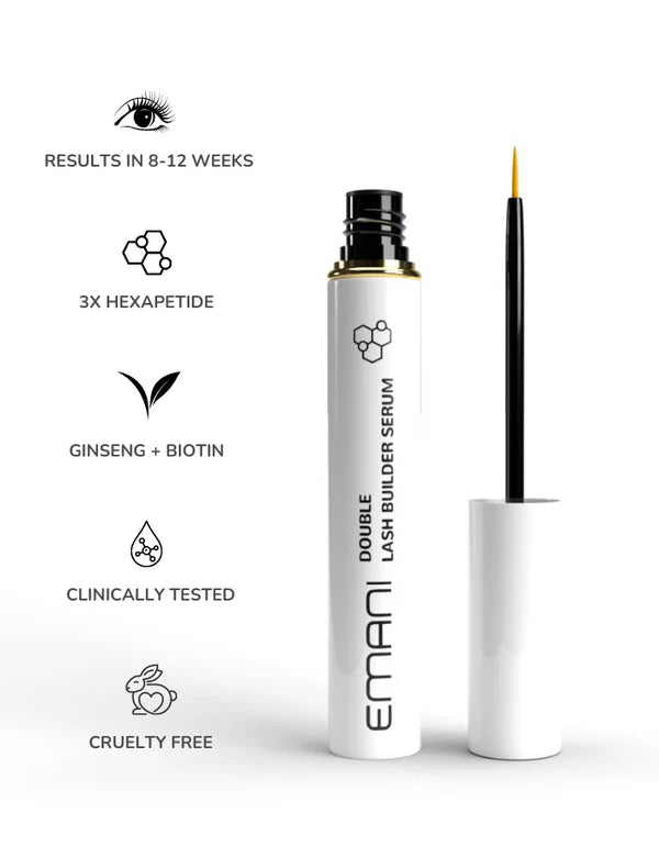 EMANI Double Lash Builder Serum 3ml - www.Hudonline.no 