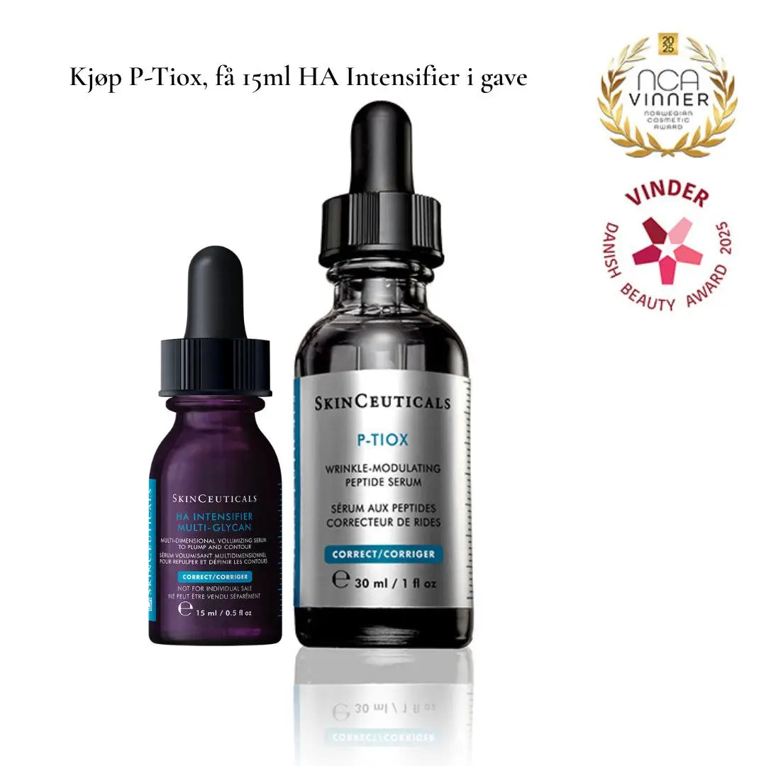 Skinceuticals P-Tiox 30ml + HA Intensifier Multi-Glycan 15ml på kjøpet