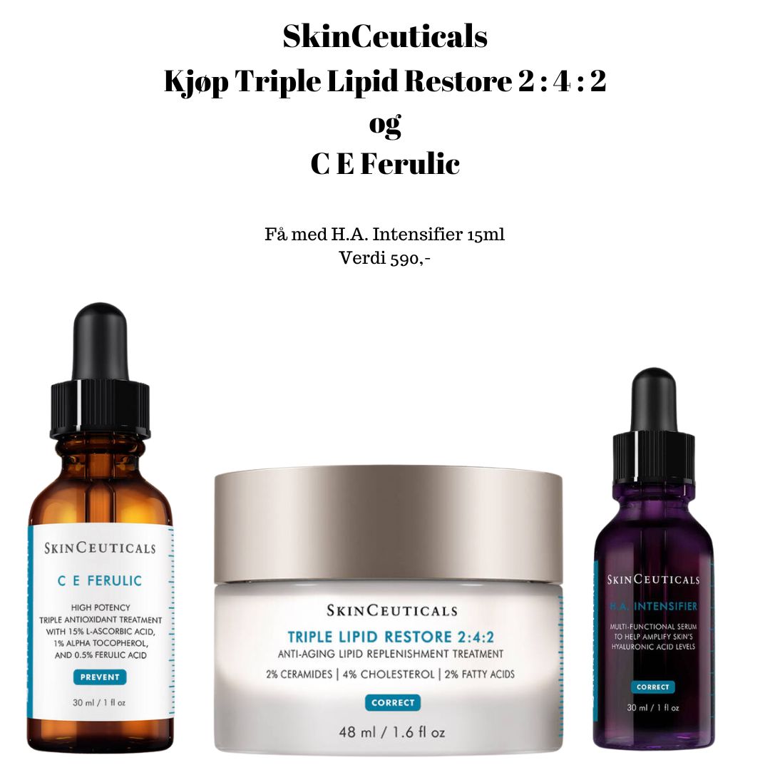 Skinceuticals Kampanje Triple Lipid+CE Ferulic - www.Hudonline.no 