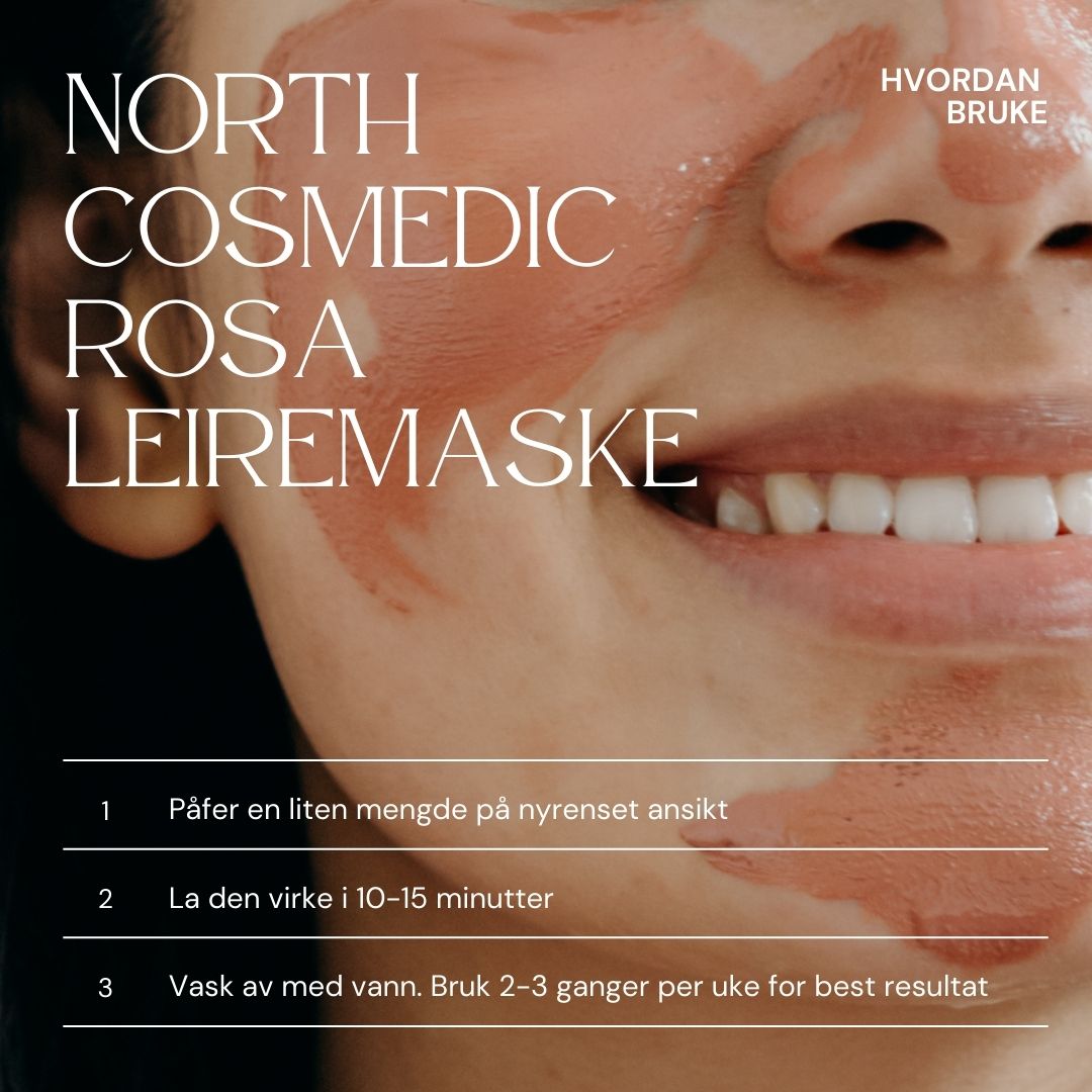 North Cosmedic Rensemaske Med Rosa Leire - www.Hudonline.no 