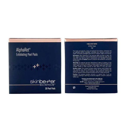 Skinbetter Science Alpharet Exfoliating Peel Pads 30stk - www.Hudonline.no 