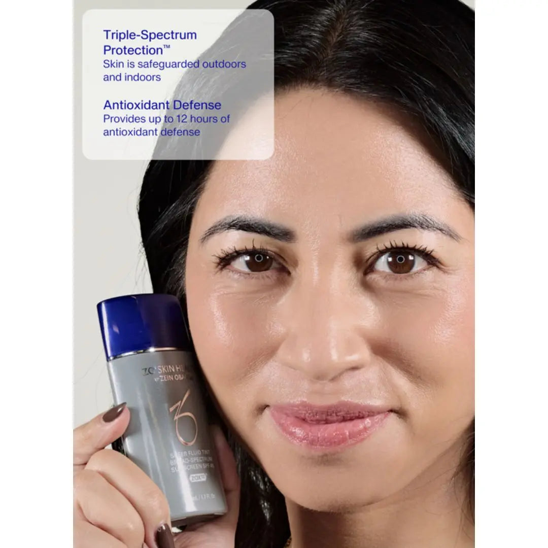 ZO Skin Health Sheer Fluid Tint SPF 30 — Lett mineralsk solkrem med farge 50 ml