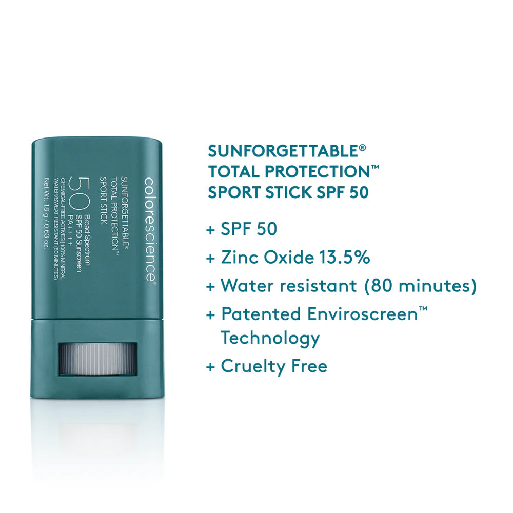 Colorescience Total Protection Sport Stick SPF 50 18 g - www.Hudonline.no 