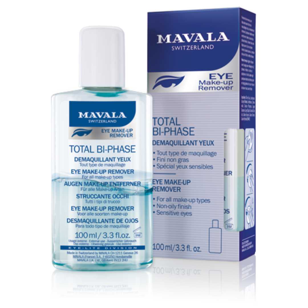 Mavala Total Bi-Phase Eye Make-Up Remover 100ml - www.Hudonline.no 