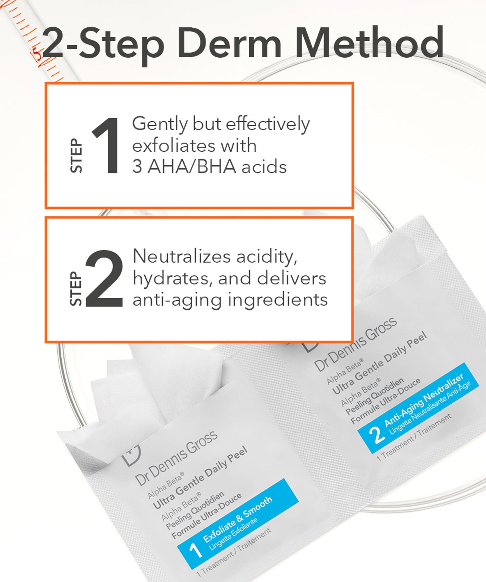 Dr Dennis Gross Alpha Beta Face Peel Ultra Gentle PeelPads - www.Hudonline.no