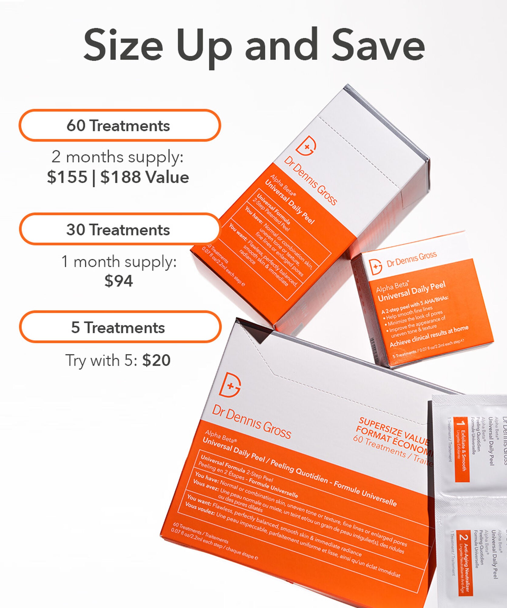 Dr Dennis Gross Alpha Beta Universal Daily Peel 30pk - www.Hudonline.no