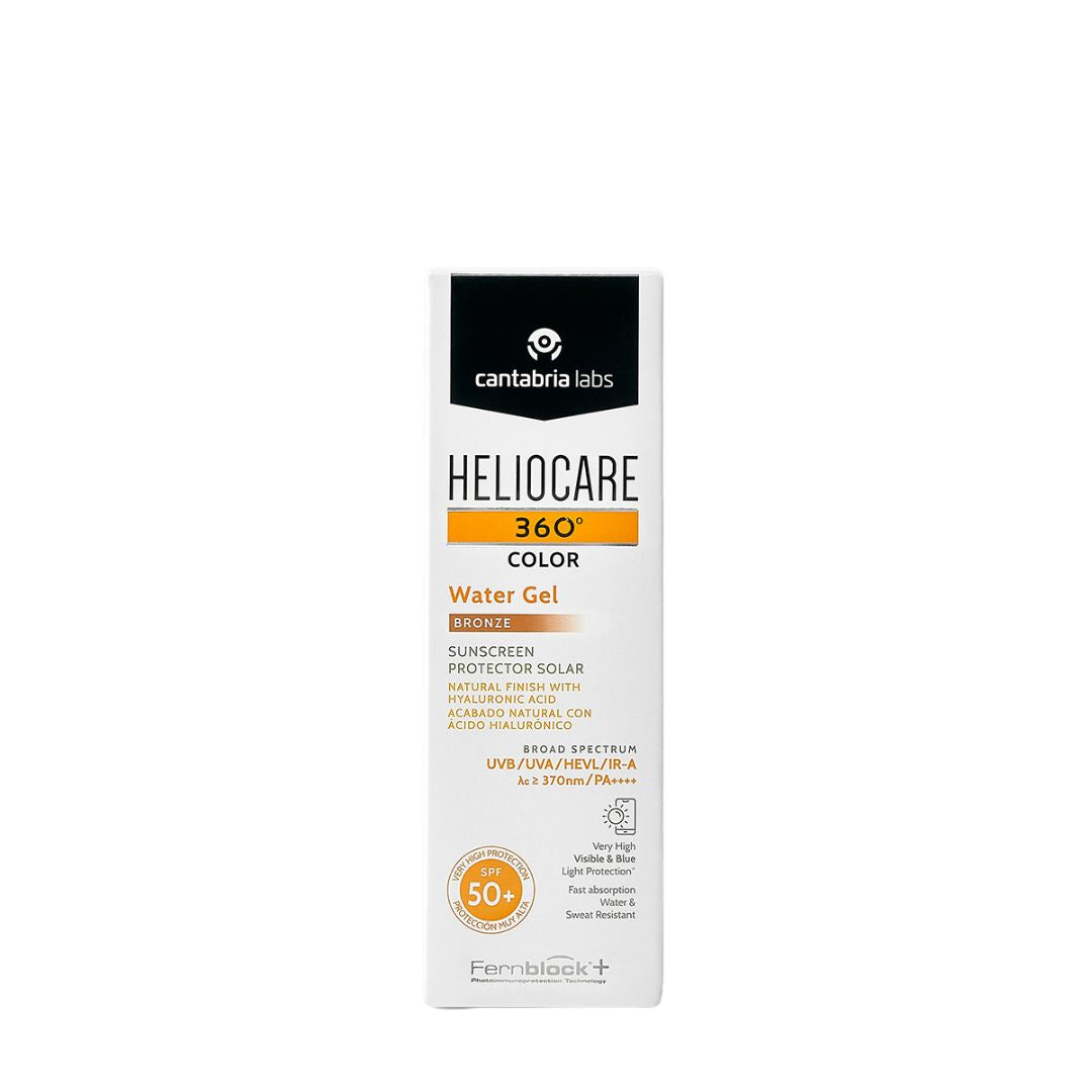 Heliocare Water Gel Color SPF50+ Bronze - www.Hudonline.no 