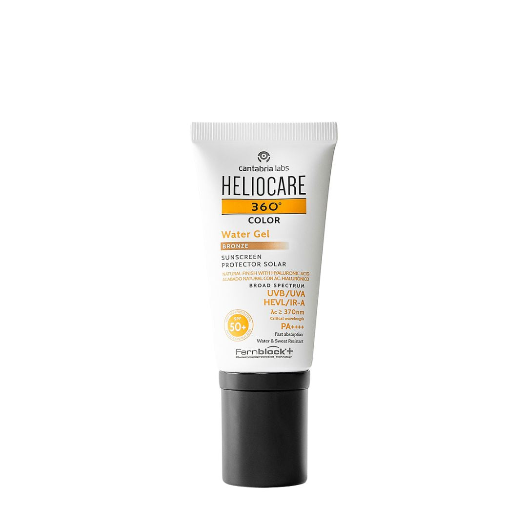 Heliocare Water Gel Color SPF50+ Bronze - www.Hudonline.no 