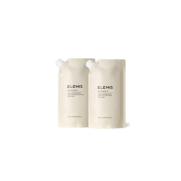 Elemis Mayfair No.9 Hand & Body Lotion Refill Pouch 500ml - www.Hudonline.no 