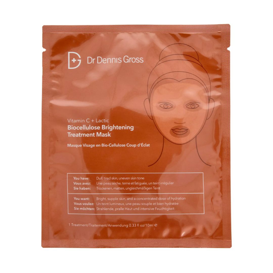 Dr Dennis Gross  Biocellulose Brightening Treatment Mask (flere str) - www.Hudonline.no 