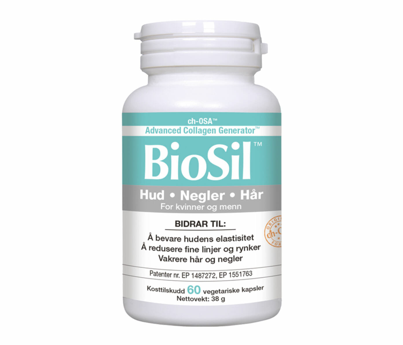 BioSil – Advanced Collagen Generator, 1 x 60 kapsler - www.Hudonline.no 