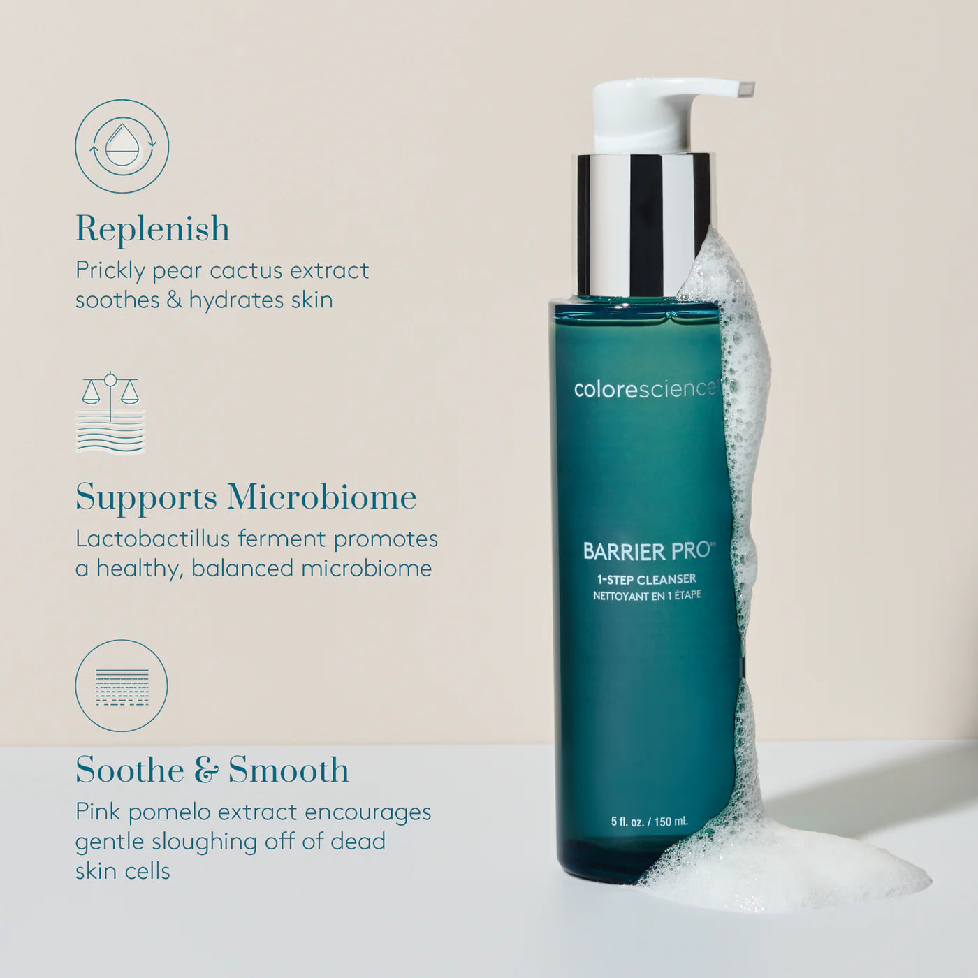 Colorescience Barrier Pro 1-step Cleanser 150 ml - www.Hudonline.no 