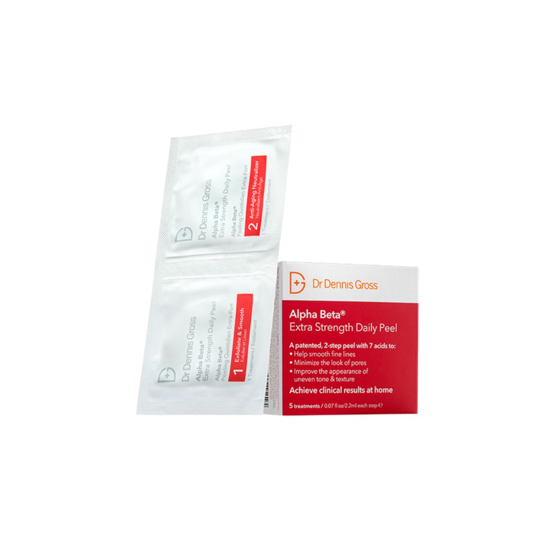 Dr Dennis Gross Face Peel Extra Strength 5 pk - www.Hudonline.no 
