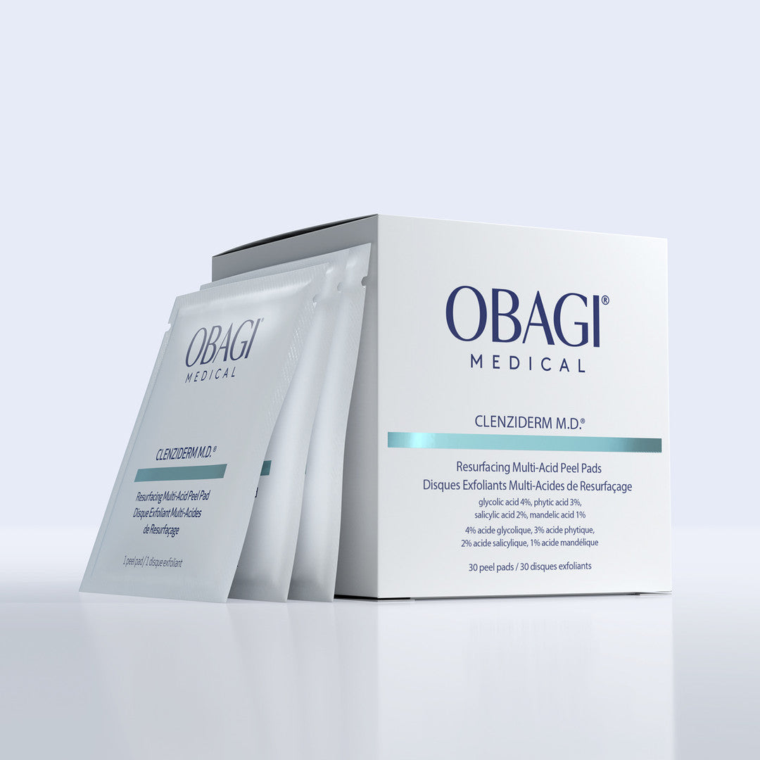 Obagi Medical Clenziderm M.D. Resurfacing Multi-Acid Peel Pads 30 stk