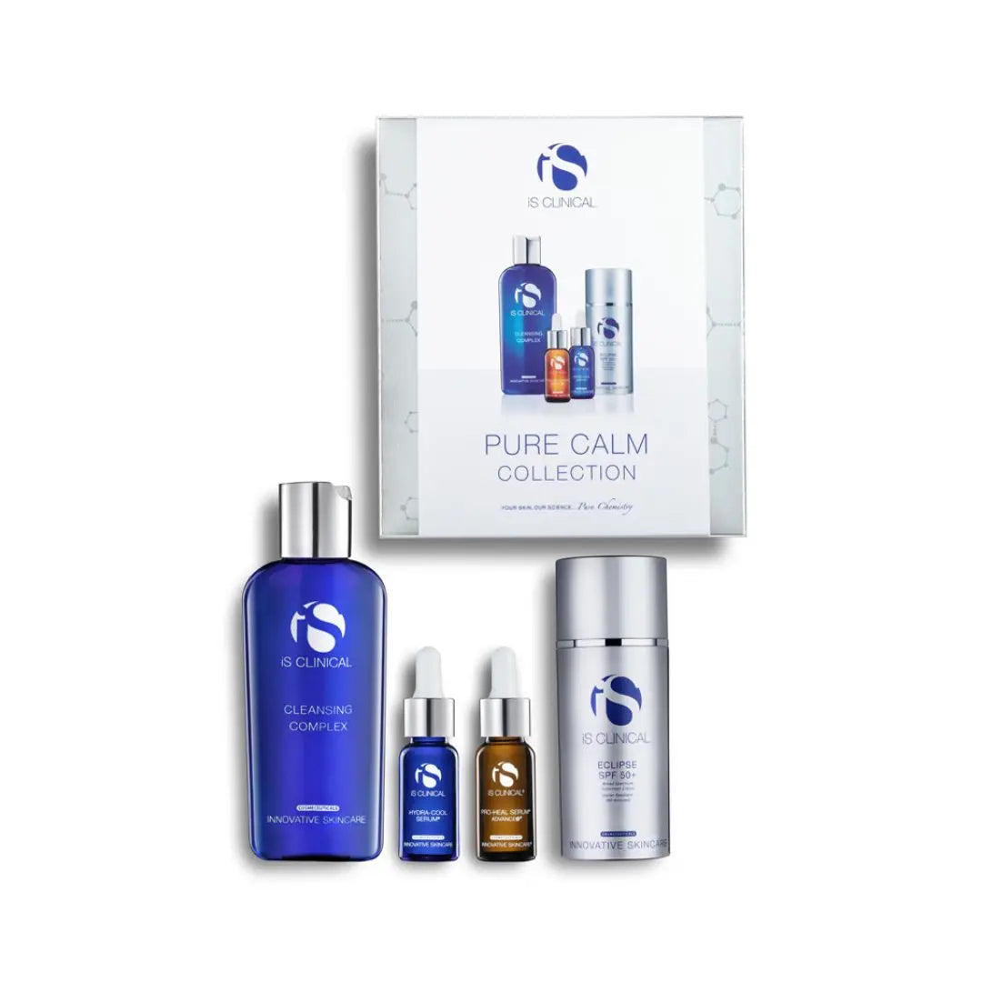 iS Clinical Pure Calm Collection – 4-stegs rutine for sensitiv hud - www.Hudonline.no 