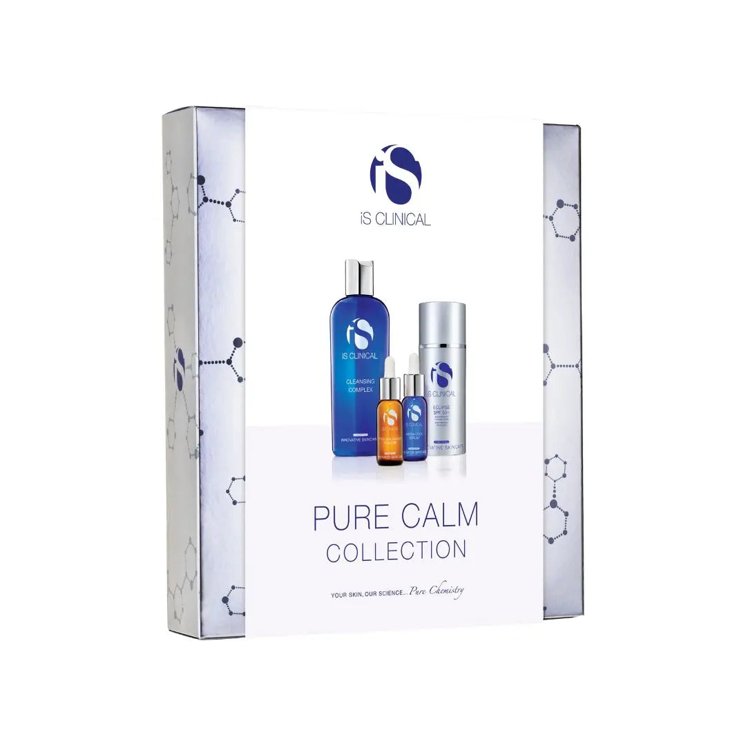iS Clinical Pure Calm Collection – 4-stegs rutine for sensitiv hud