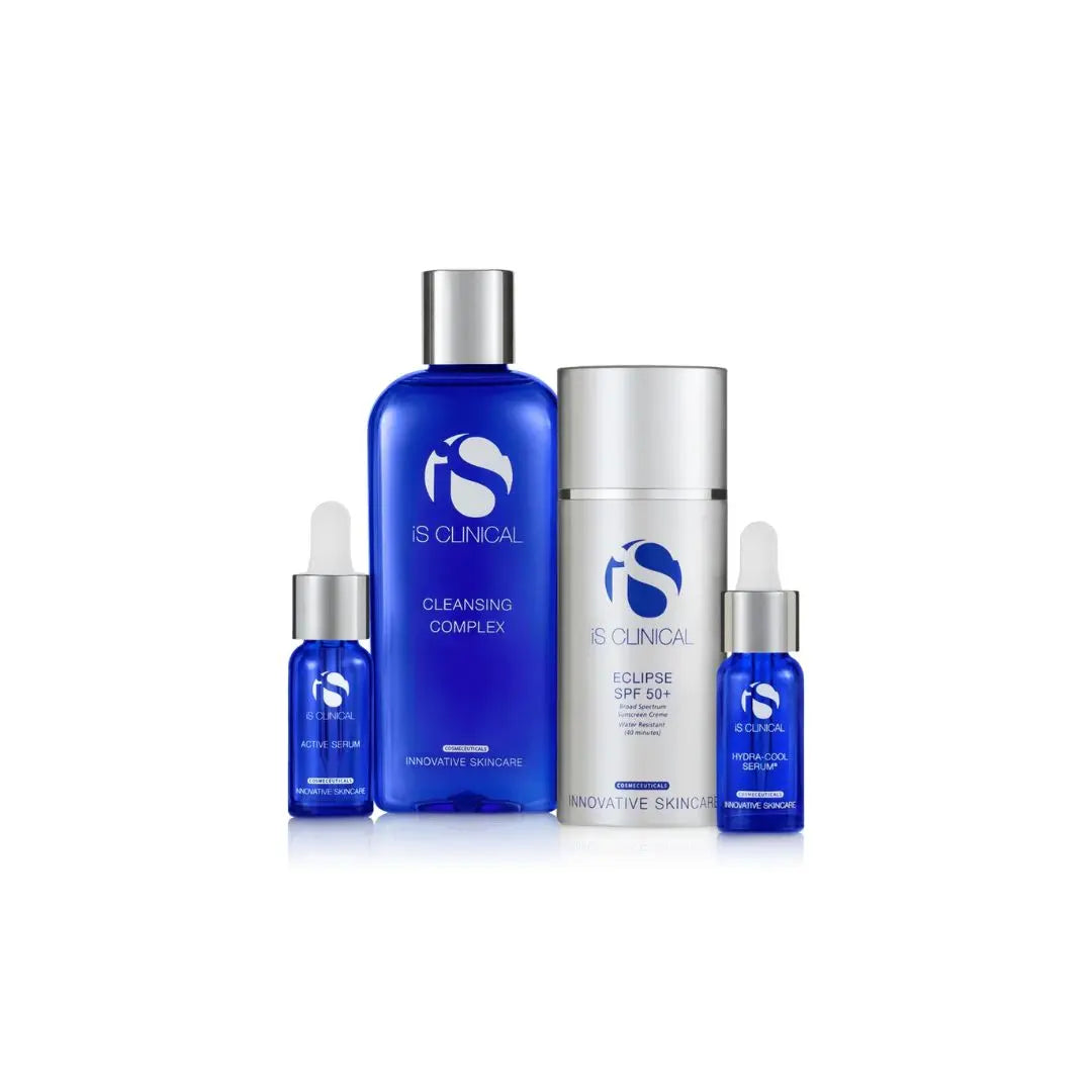 iS Clinical Pure Clarity Collection – 4-stegs rutine for uren og kombinert hud