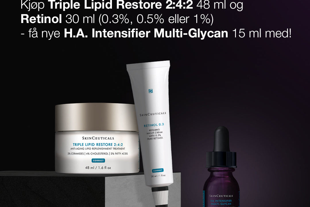 Skinceuticals Vinterkampanje. Få HA Intensifier Multi Glycan 15ml i gave - www.Hudonline.no 