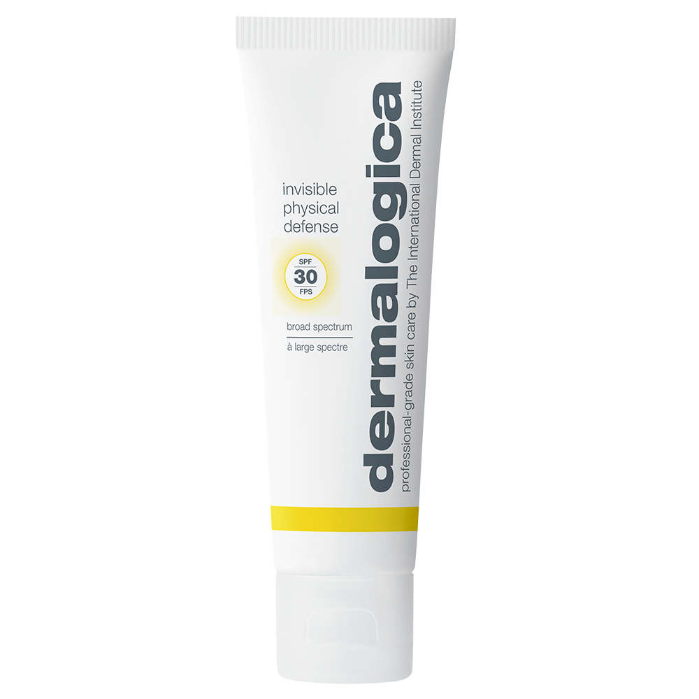 Dermalogica Invisible Physical Defense SPF30 tube 50 ml på hvit bakgrunn