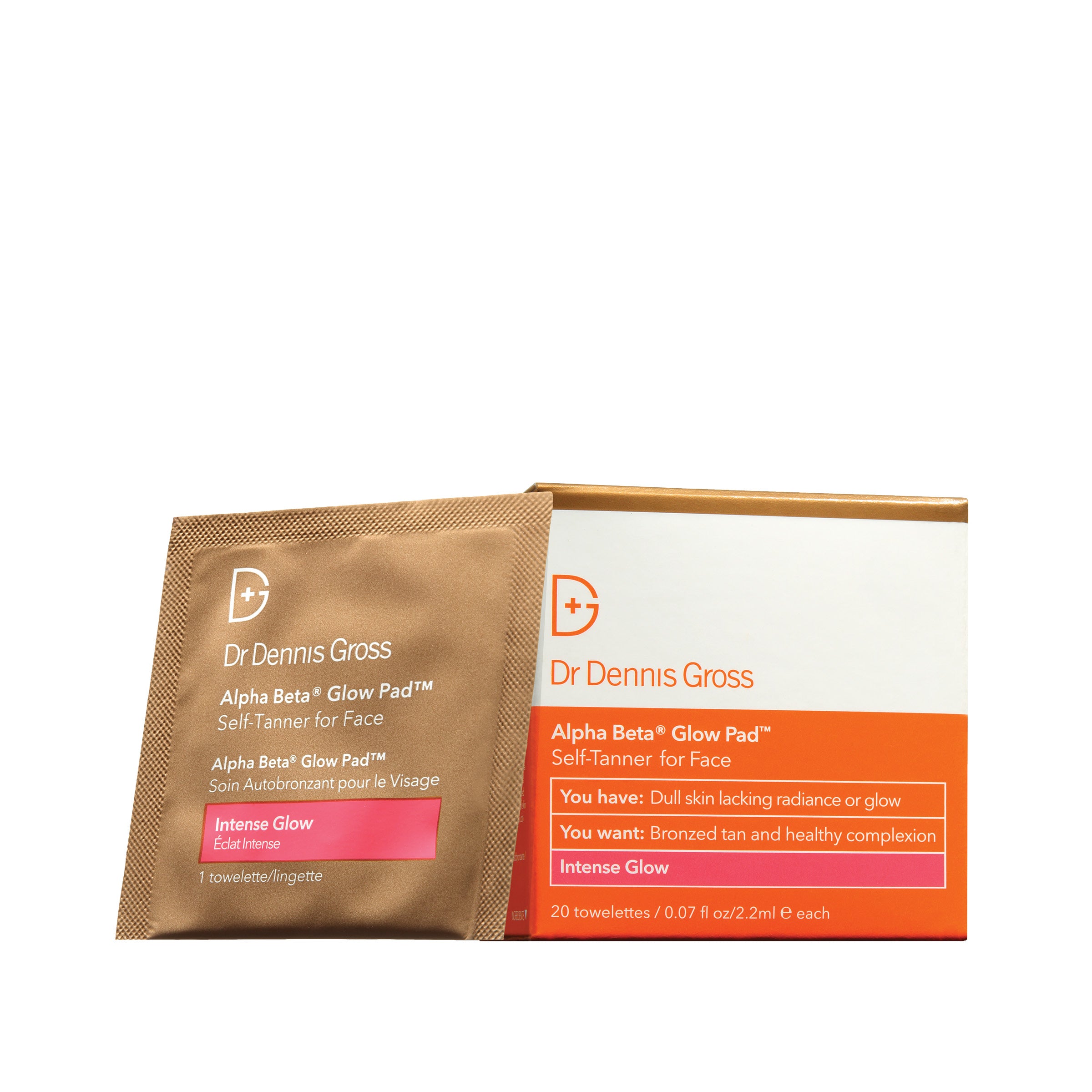 Dennis Gross Glow pad intense glow - www.Hudonline.no