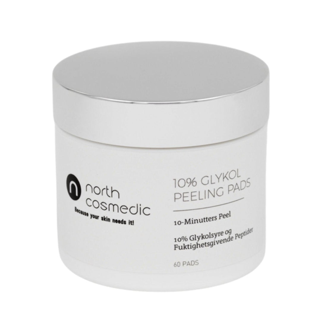North Cosmedic 10% Glykol Peeling pads - www.Hudonline.no 
