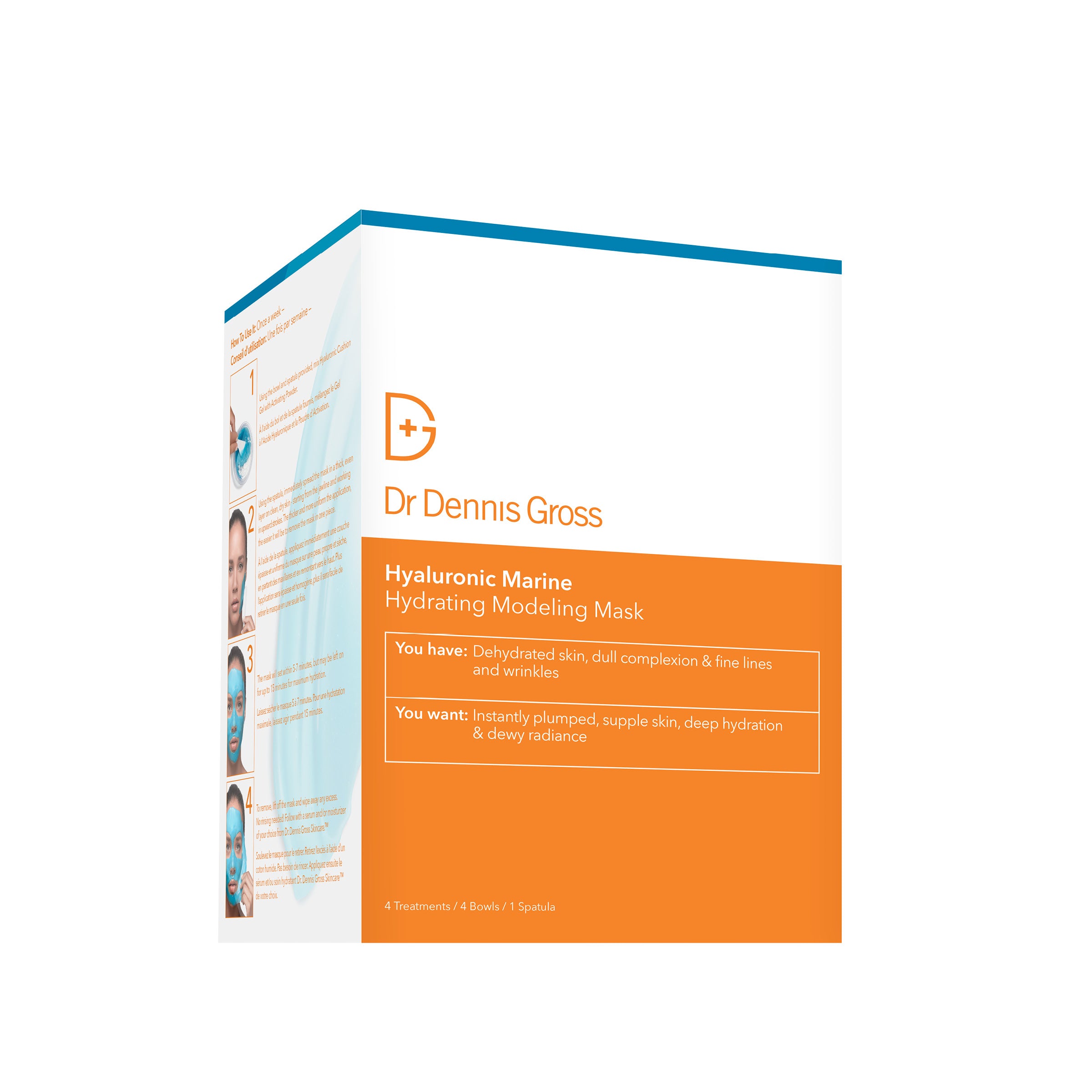 Dennis Gross Marine Hydrating Modeling Mask 4 Treatments - www.Hudonline.no