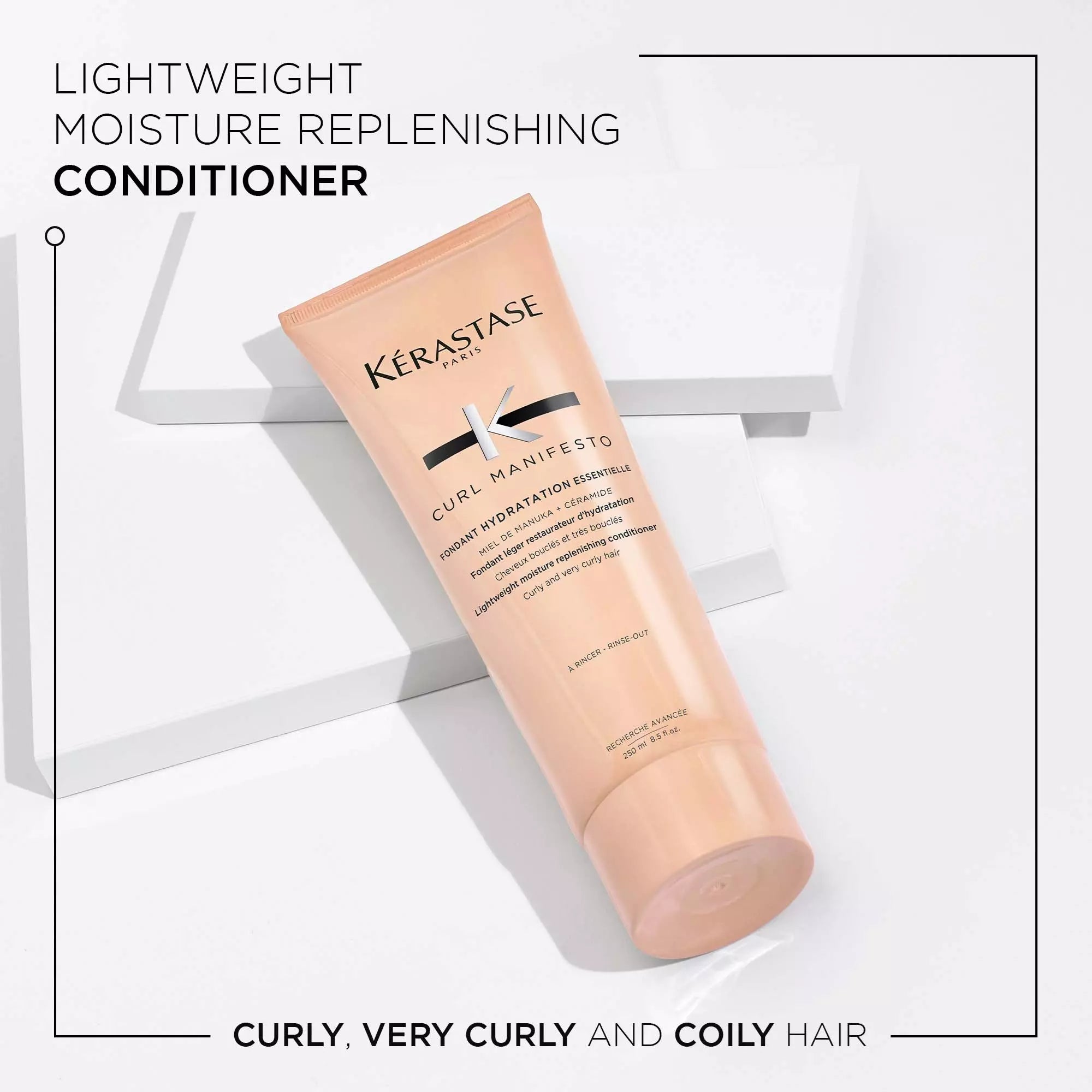 Curl Manifesto Fondant Hydratation Essentielle conditioner 250ml - www.Hudonline.no 