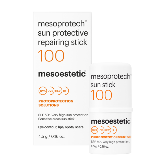 Mesoestetic Sun Protective 100+ Repairing Stick 4,5g - www.Hudonline.no 