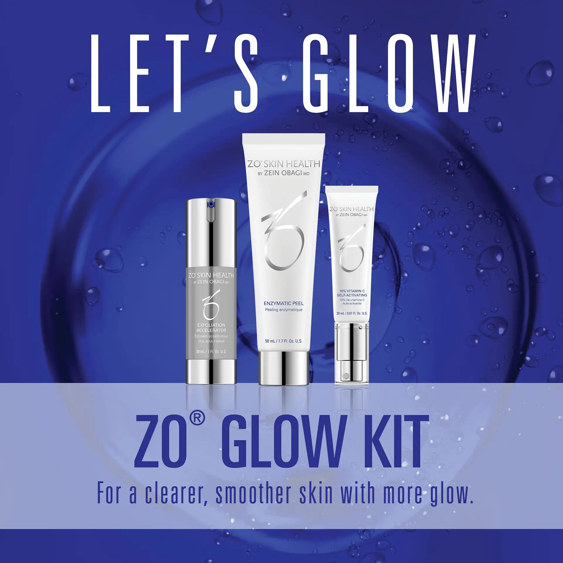 ZO Skin Health Glow at home peel kit - www.Hudonline.no 