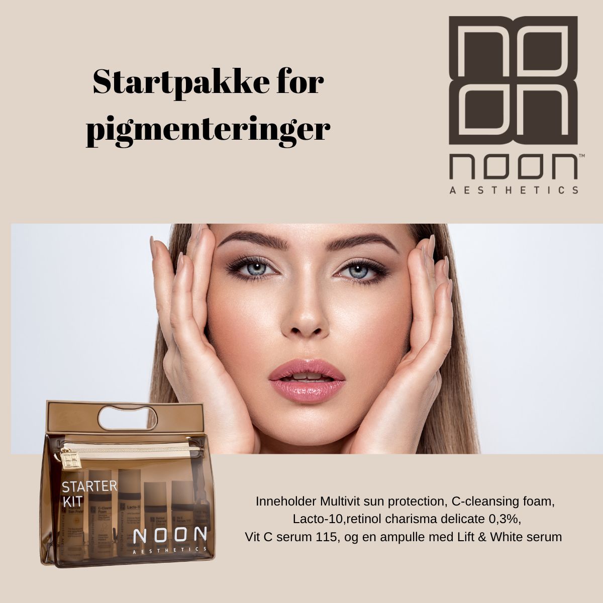 Noon Brightening starter kit - www.Hudonline.no 
