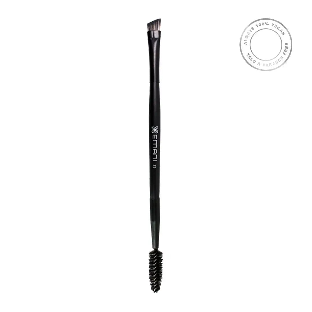 Emani Duo brow & eye brush - www.Hudonline.no 