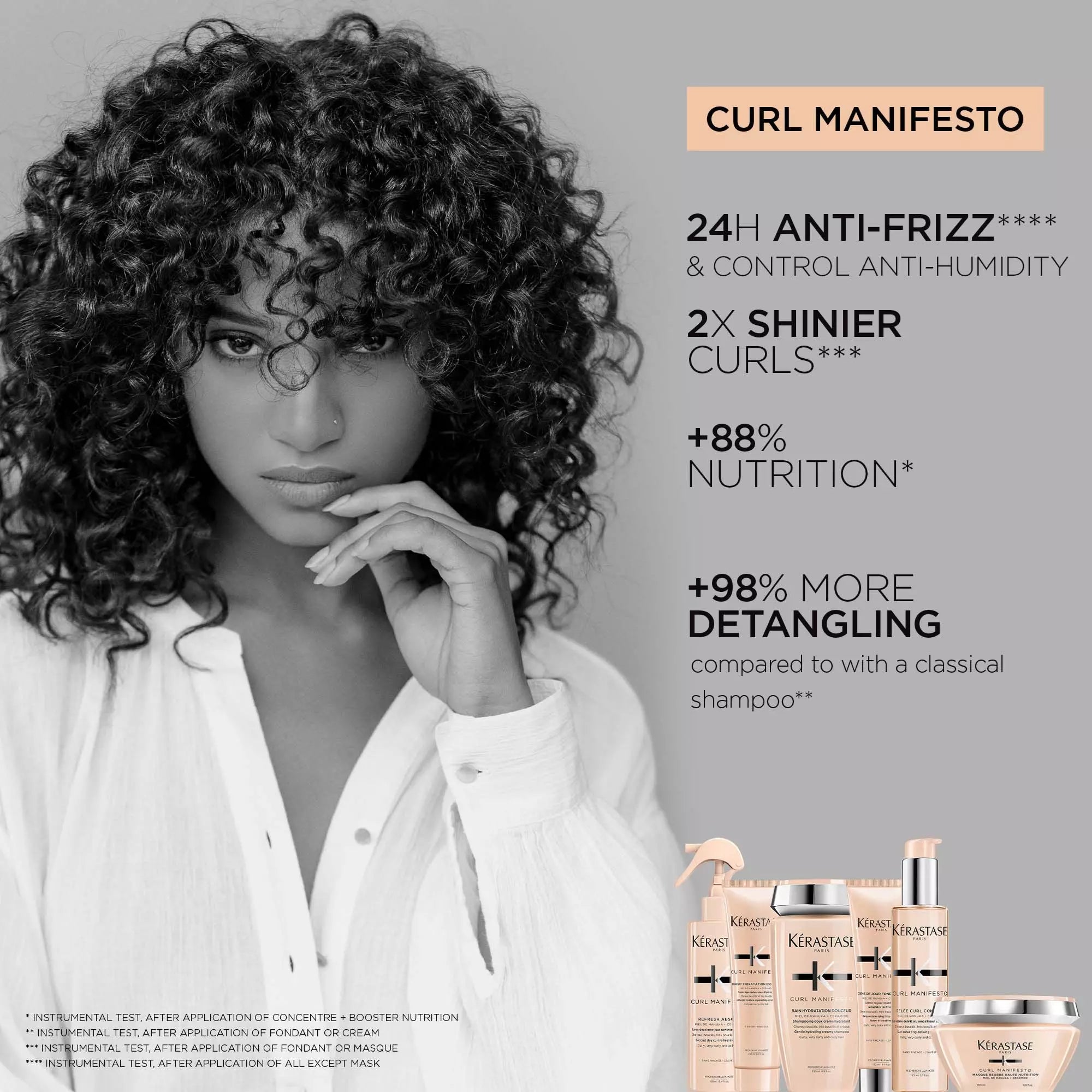 Curl Manifesto Bain Hydratation Douceur shampoo 250ml - www.Hudonline.no 