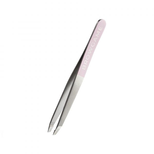 Browgame Cosmetics Original Tweezer Slanted Pink - www.Hudonline.no 