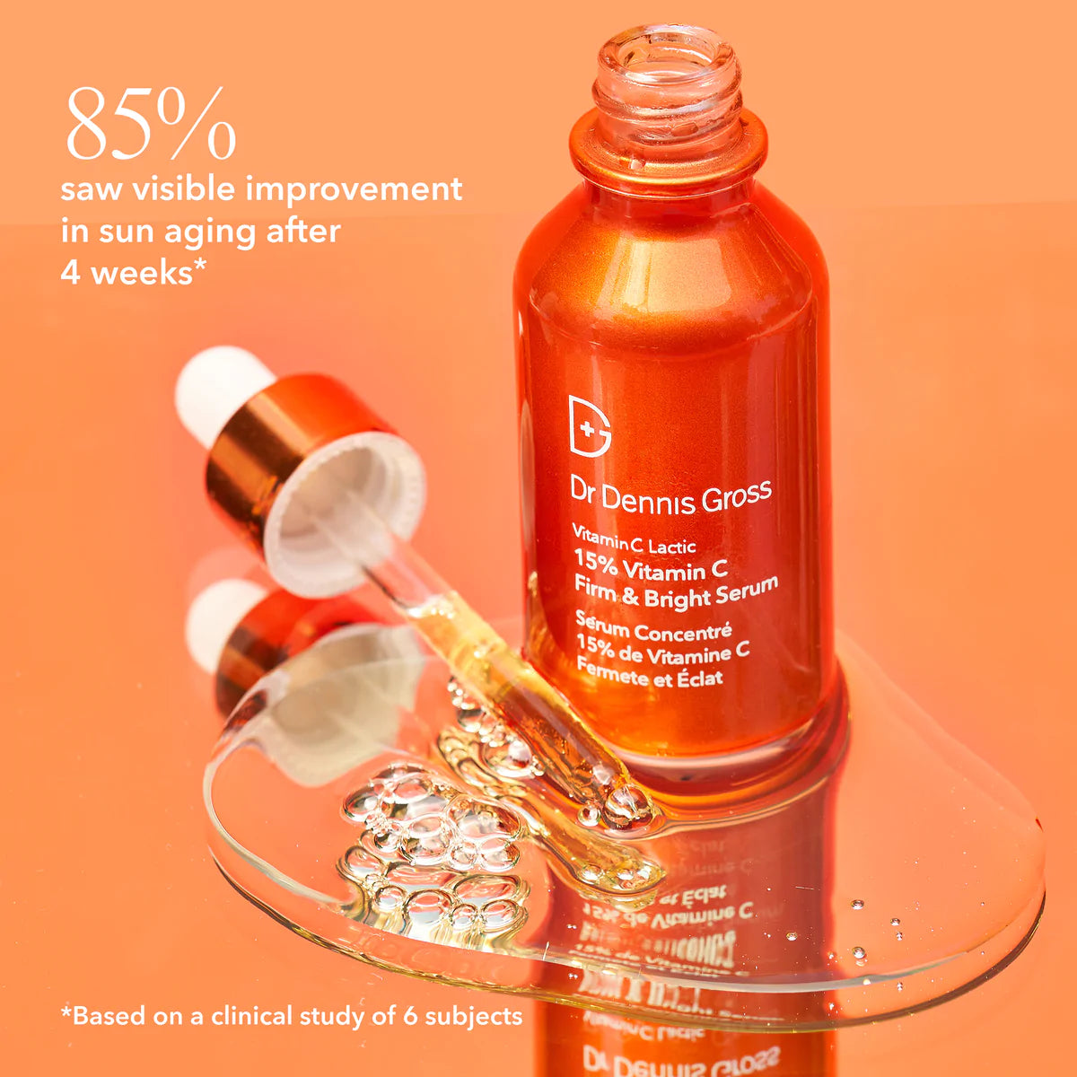 Dennis Gross 15% vitamin c firm & bright serum - www.Hudonline.no 