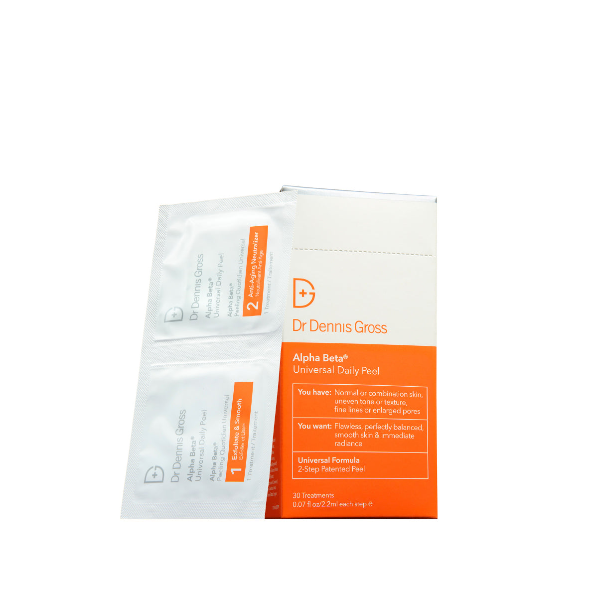 Dennis Gross Alpha Beta Face Peel Universal PeelPads - www.Hudonline.no 